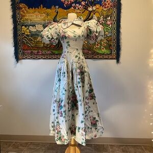 poshmark 80s prom dress Vintage 80s Royal Blue Puff Sleeve Ball Gown XS Formal Dress Prom Extra Small Party Full Skirt Princess Queen Womens Costume Gala Dance